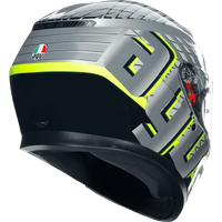 AGV K3 Helmet Fortify Gray/Black/Yellow Fluo Medium 2118381004011M