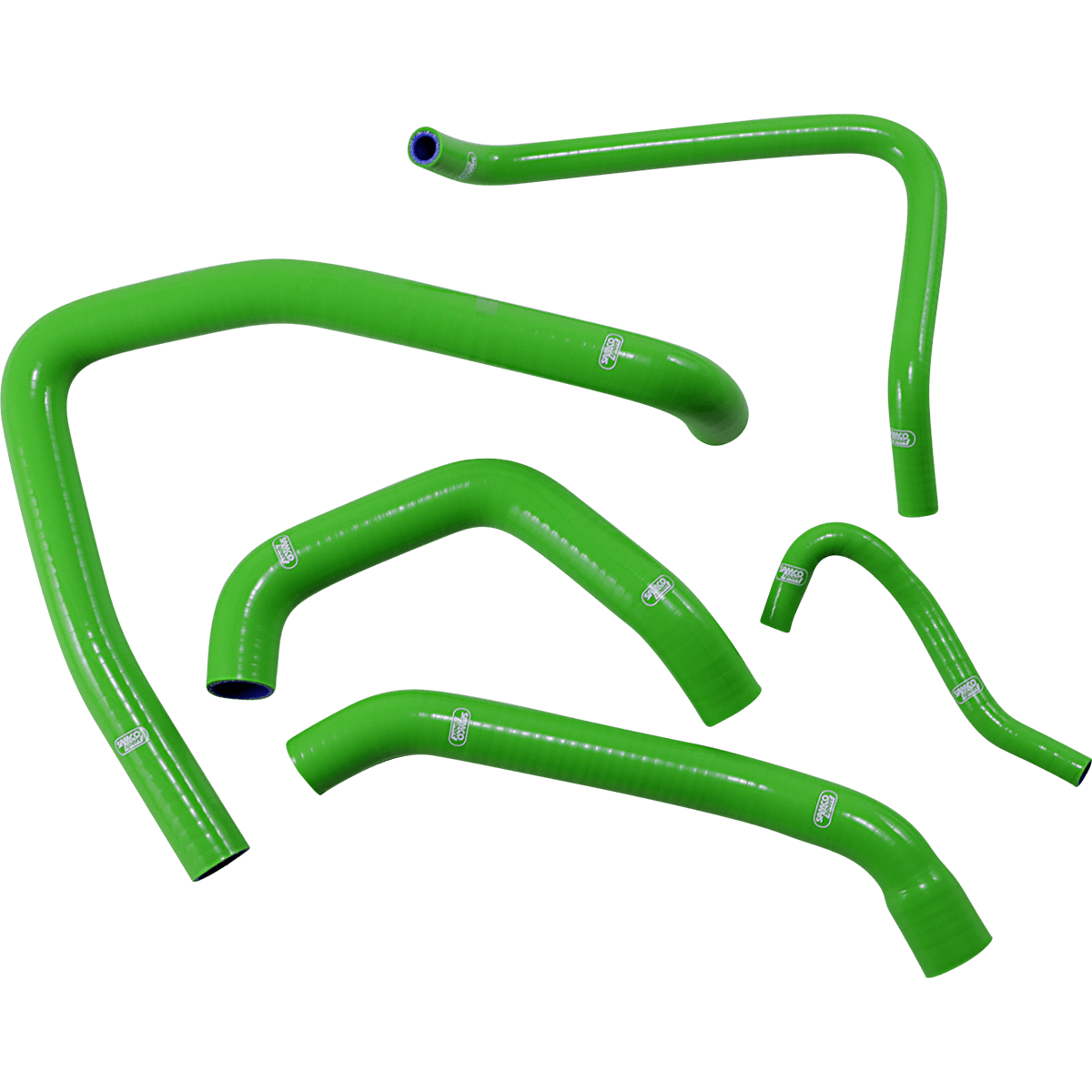 SAMCO SPORT Radiator Hose Kit Green Kawasaki KAW72GN