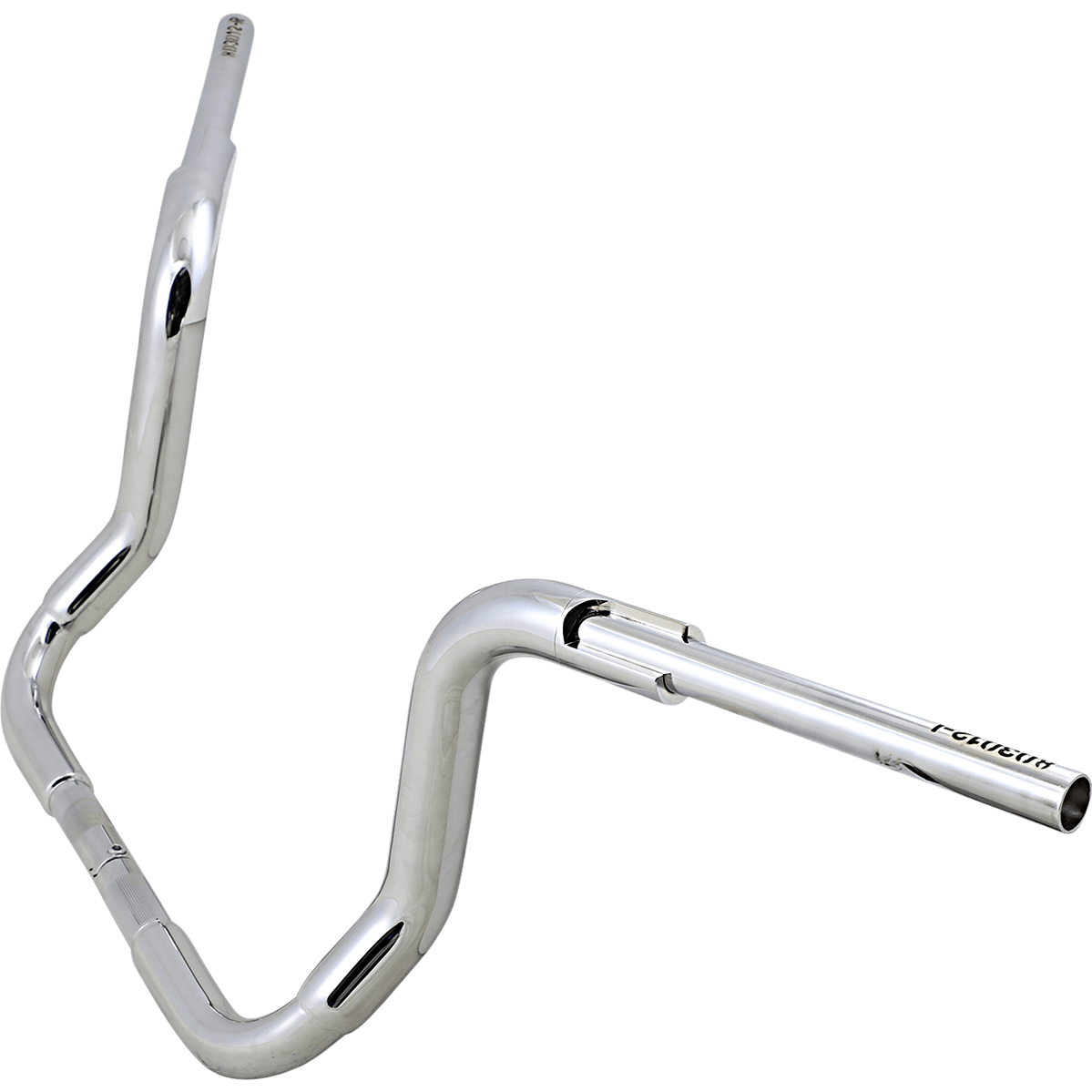 FAT BAGGERS INC. Handlebar Rounded Top 12" Chrome 803012