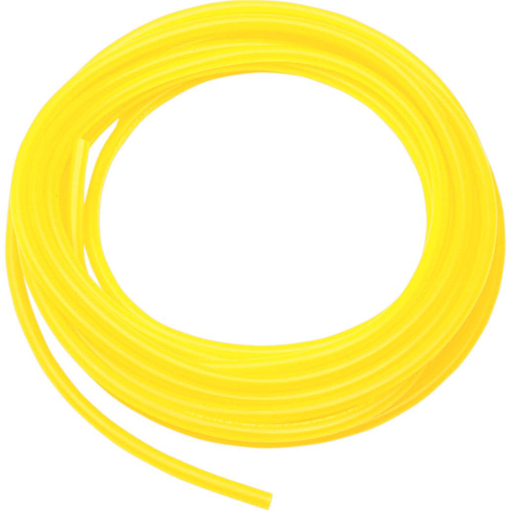 MOTION PRO Low Permeation Fuel Line Roll Yellow 1/4" 25'