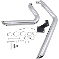 VANCE & HINES Shortshots Staggered Exhaust System Chrome 17221