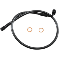 MAGNUM SHIELDING Brake Line 12mm-90° 26" Black Pearl AS478026