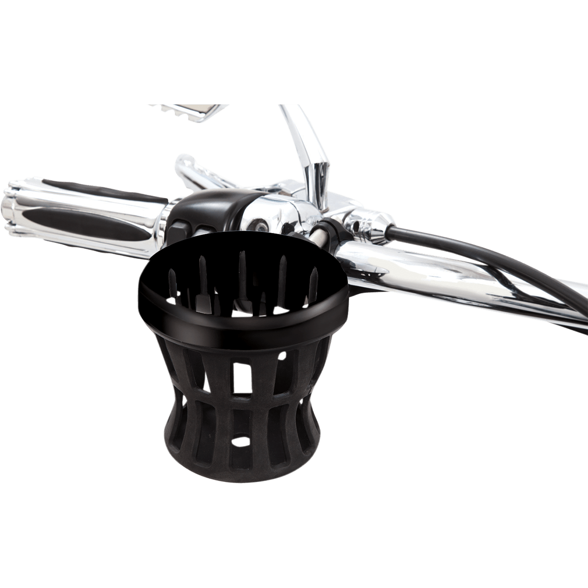 CIRO Drink Holder 1-1/4" Handlebar Mount Black