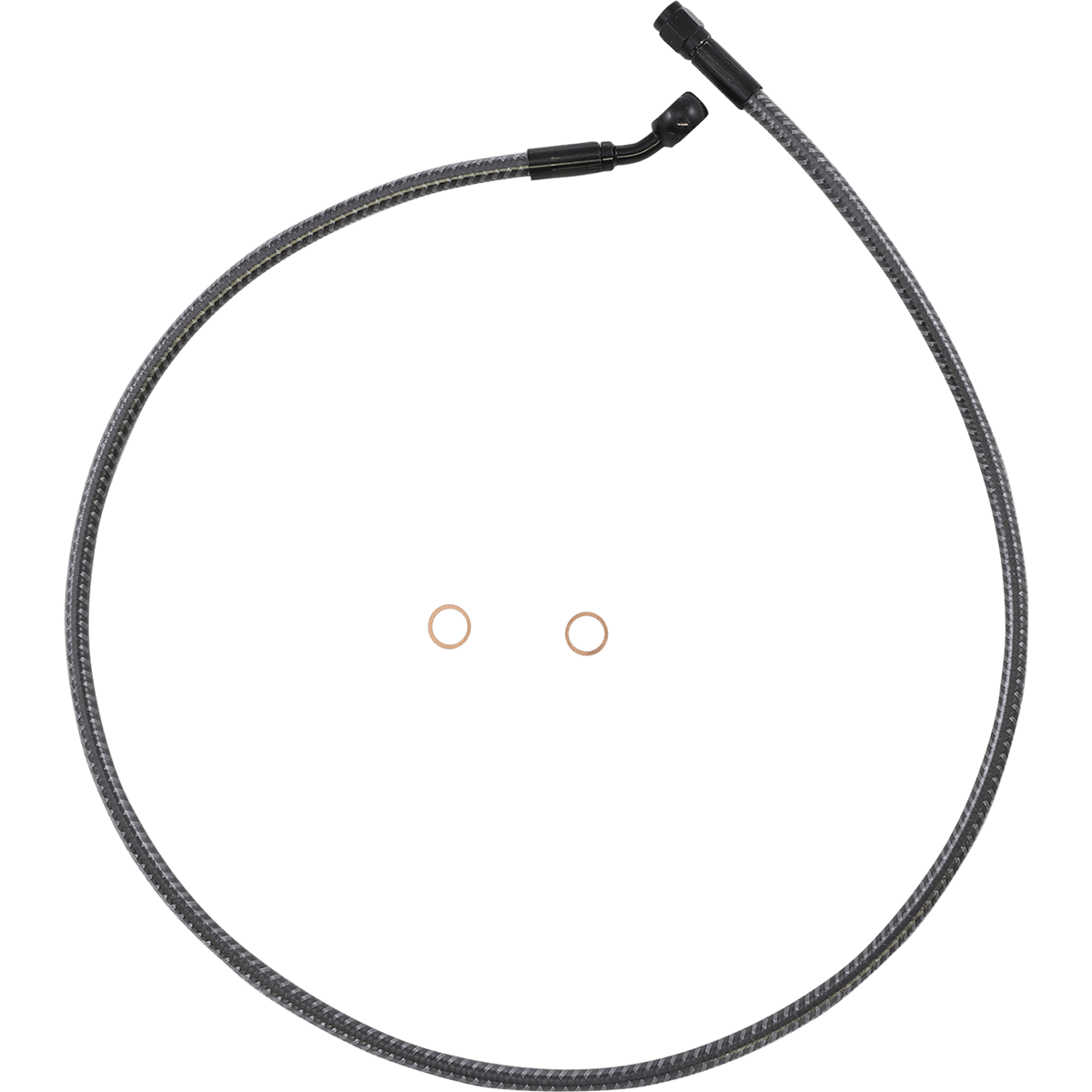 MAGNUM SHIELDING Brake Line Front 10 mm 35° 36" KARBONFIBR AS77136