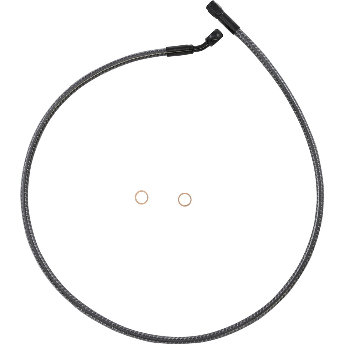 MAGNUM SHIELDING Brake Line Front 10 mm 35° 36" KARBONFIBR AS77136