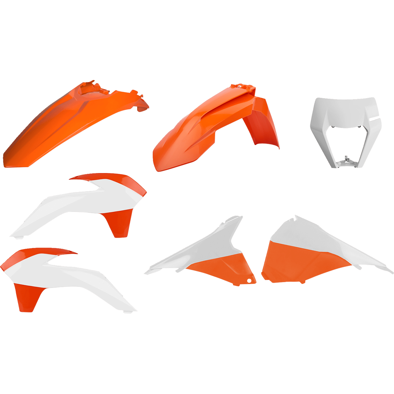 POLISPORT Restyled Body Kit Orange/White EXC/EXC-F 90878