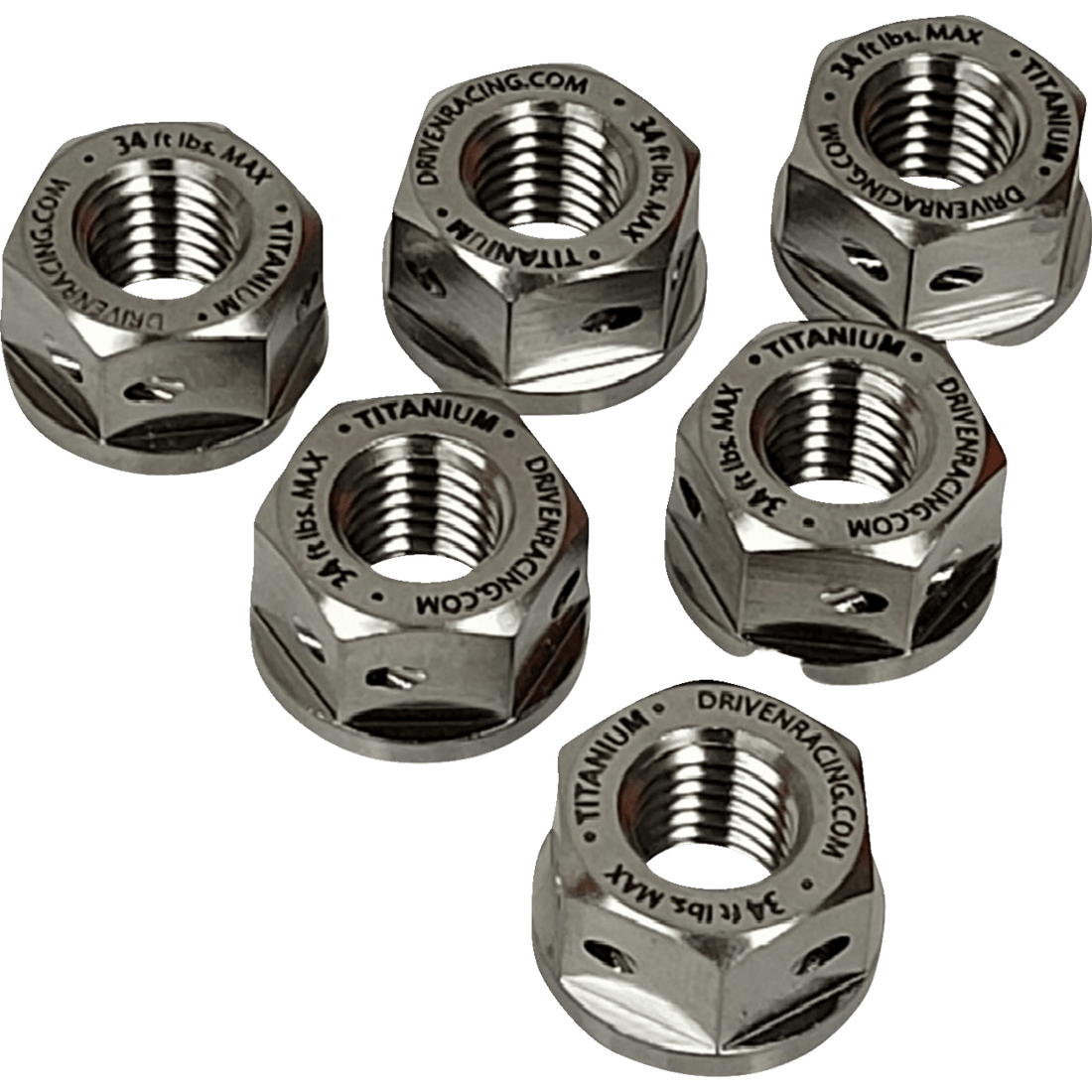 DRIVEN RACING Sprocket Nuts Titanium