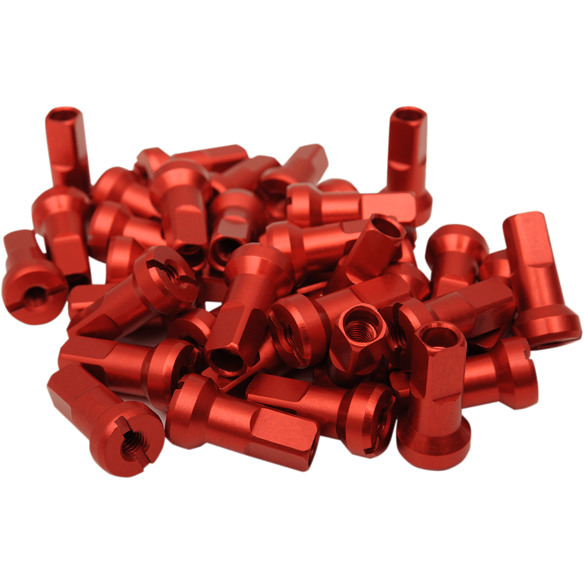 MOOSE RACING Spoke Nipples MX1 Red 8 Gauge Set