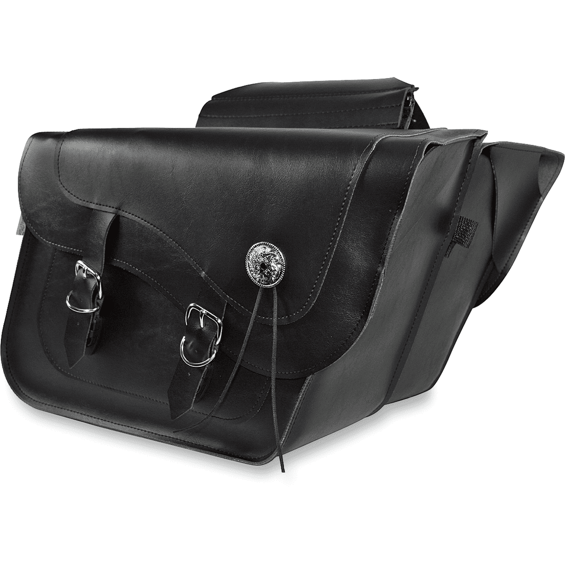 WILLIE & MAX LUGGAGE Deluxe Slant and Compact Slant Saddlebags Black 5871800