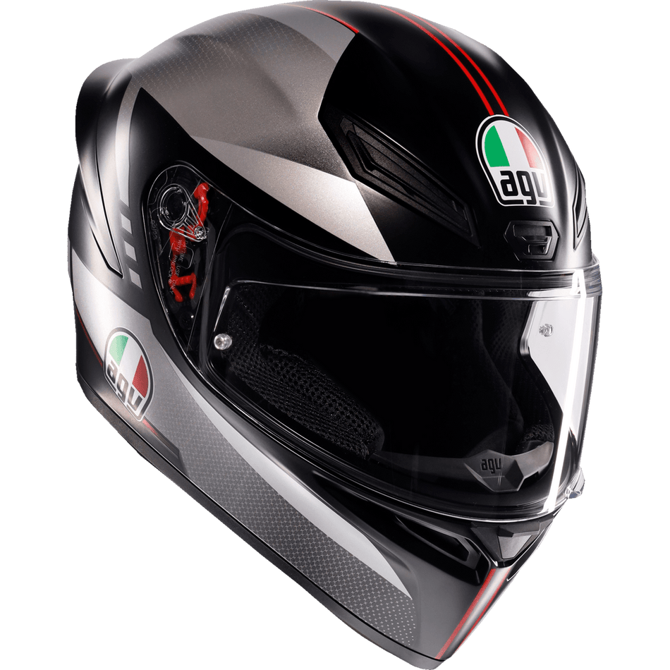 AGV K1 S Helmet Lap Matte Black/Gray/Red 2XL 2118394003034XXL