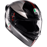 AGV K1 S Helmet Lap Matte Black/Gray/Red Small 2118394003034S