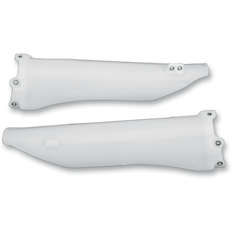 UFO Fork Slider Protectors White KXF '06