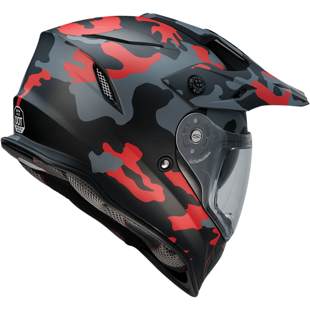 Z1R Range Helmet Camo Red Medium