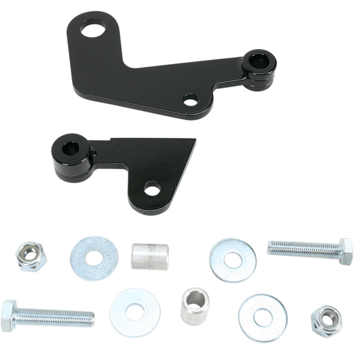 BARON Rear Shock Drop Bracket Lowering Kit Black Lowers 1.50" '07-'09 VT750C2 BA750066