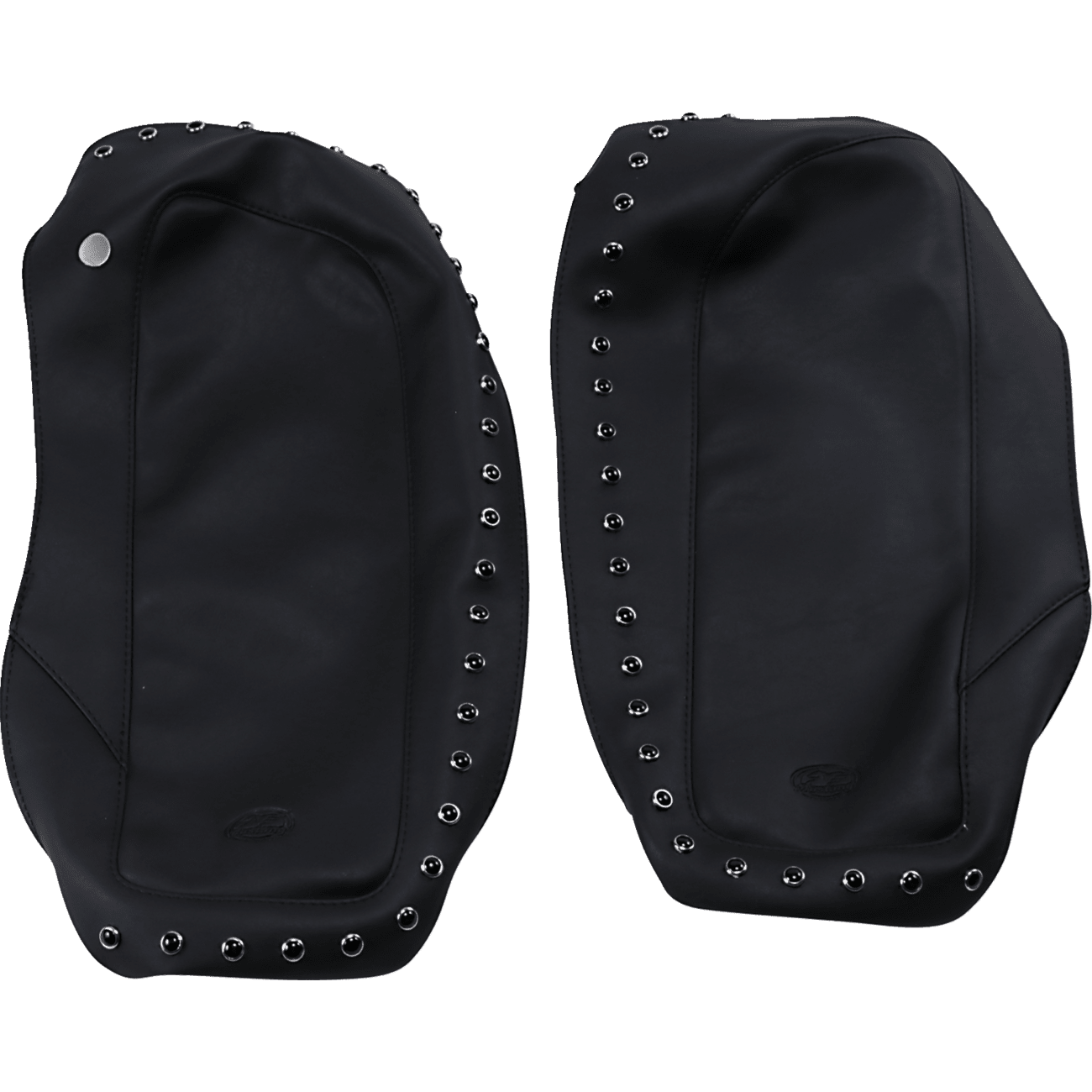 MUSTANG Saddlebag Lid Covers Black Stud '14-'19 FL 77624