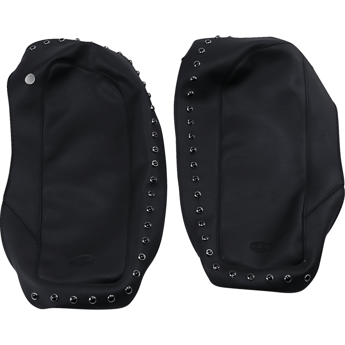 MUSTANG Saddlebag Lid Covers Black Stud '14-'19 FL 77624