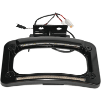 CUSTOM DYNAMICS Dual-LED License Place Frame Indian Black CDLPINDB