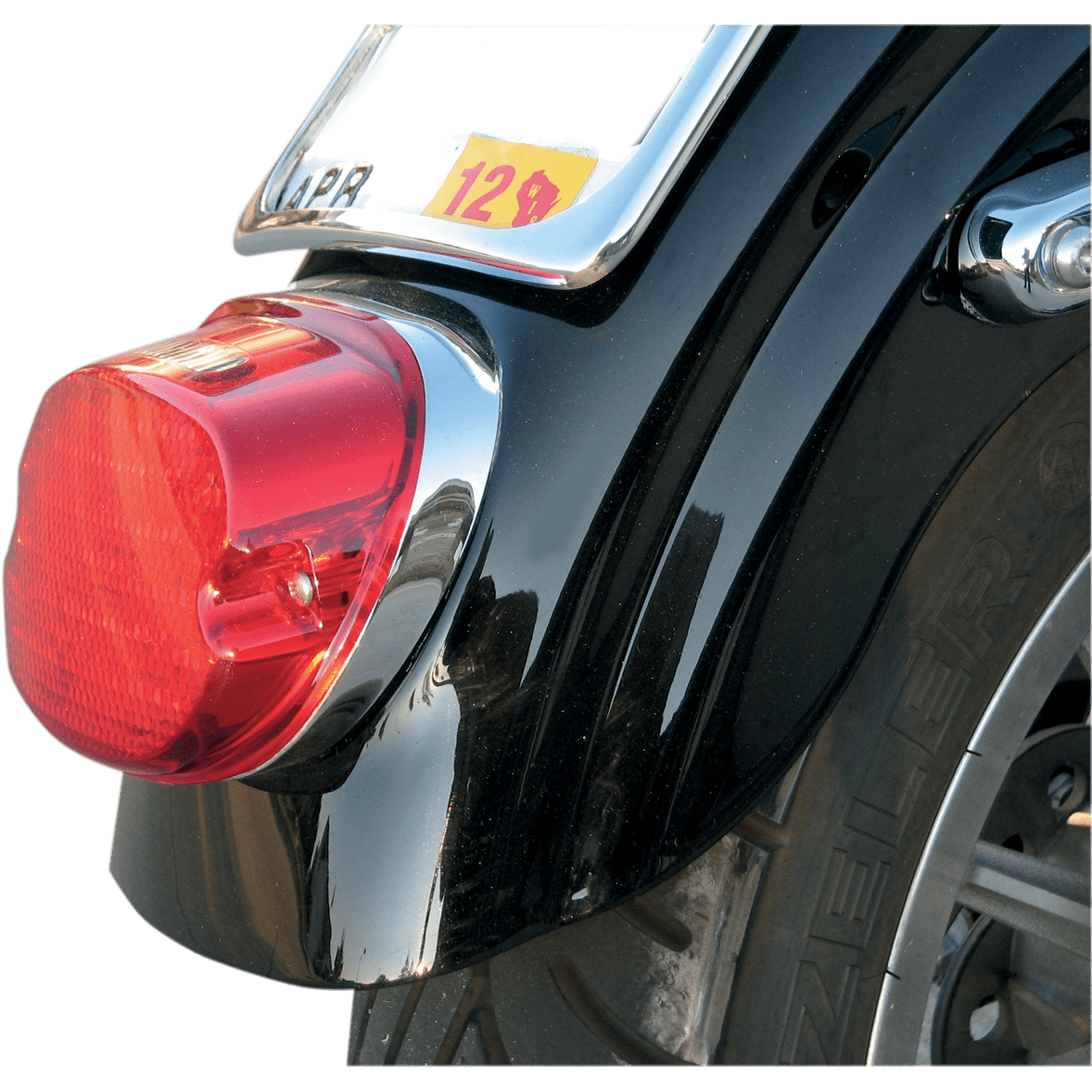 DRAG SPECIALTIES Taillight Top Tag Light Red