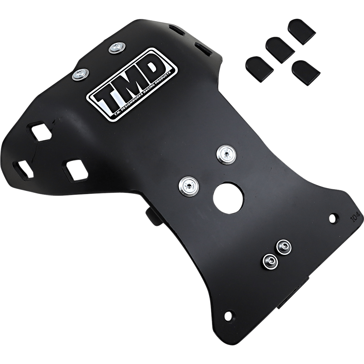 T.M. DESIGNWORKS Skid Plate Black SX 85/105 KTMC085BK