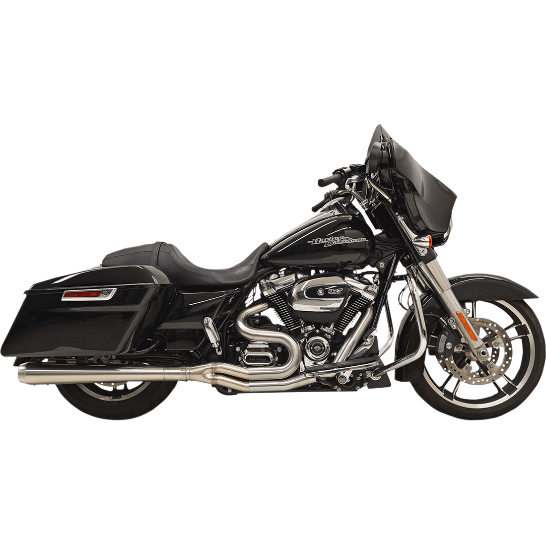 BASSANI XHAUST 2:1 Exhaust Stainless Steel Megaphone 1F21SS