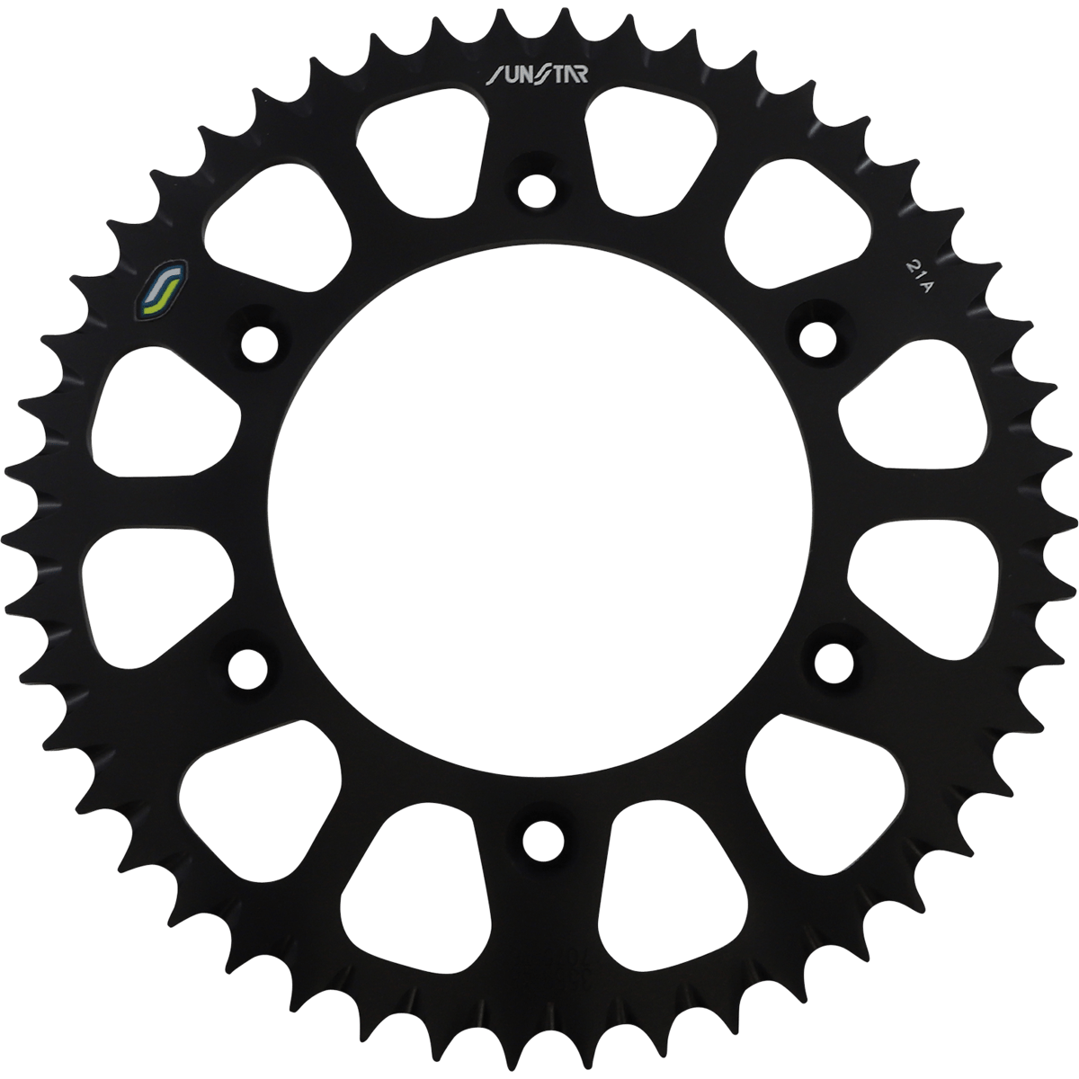 SUNSTAR SPROCKETS Rear Sprocket 48 Tooth Honda Works/Black 5355948BK