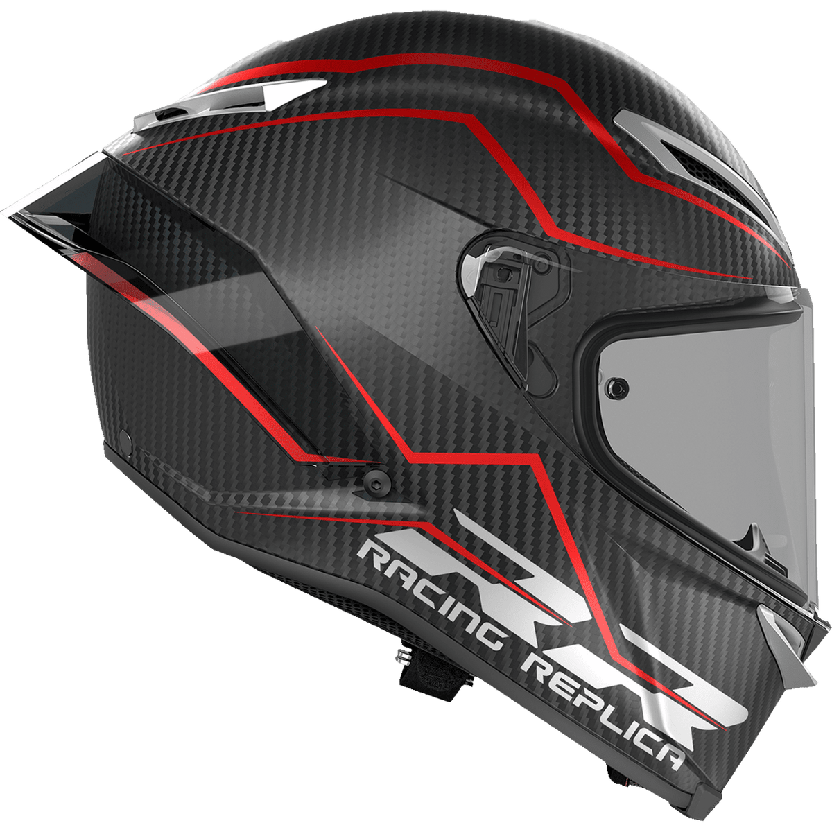 AGV Pista GP RR Helmet Intrepido Matte Carbon/Black/Red Small 2118356002019S