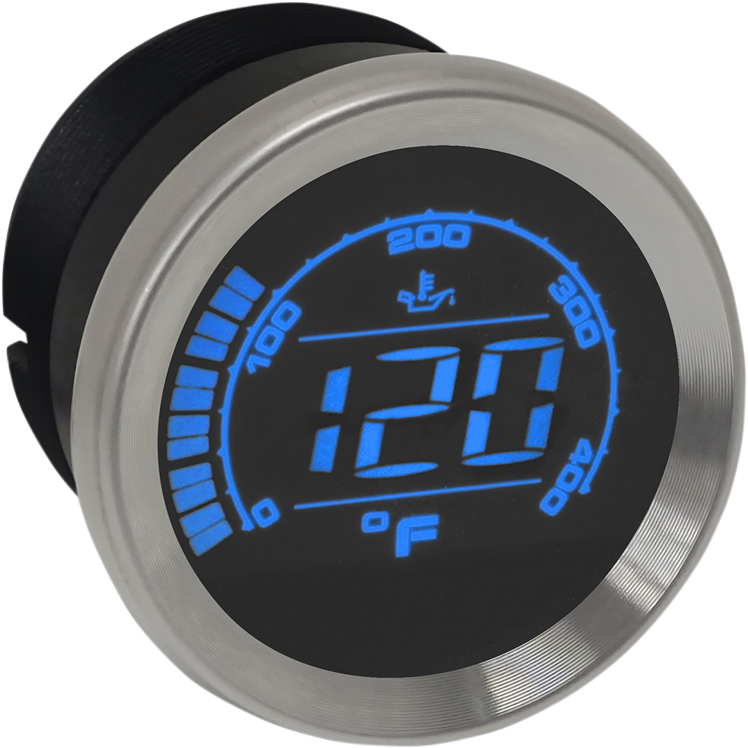 KOSO NORTH AMERICA HD-02 Oil Temperature Gauge Chrome 2" BA050500