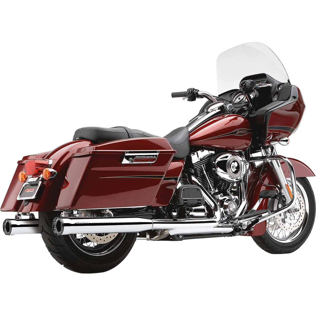 COBRA RPT 3" Mufflers Chrome '95-'16 Bagger 6070