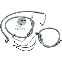 DRAG SPECIALTIES Brake Line Front Lower/Upper Stainless Steel