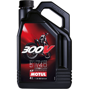 MOTUL 300V Offroad Synthetic Oil 5W-40 4L 104135