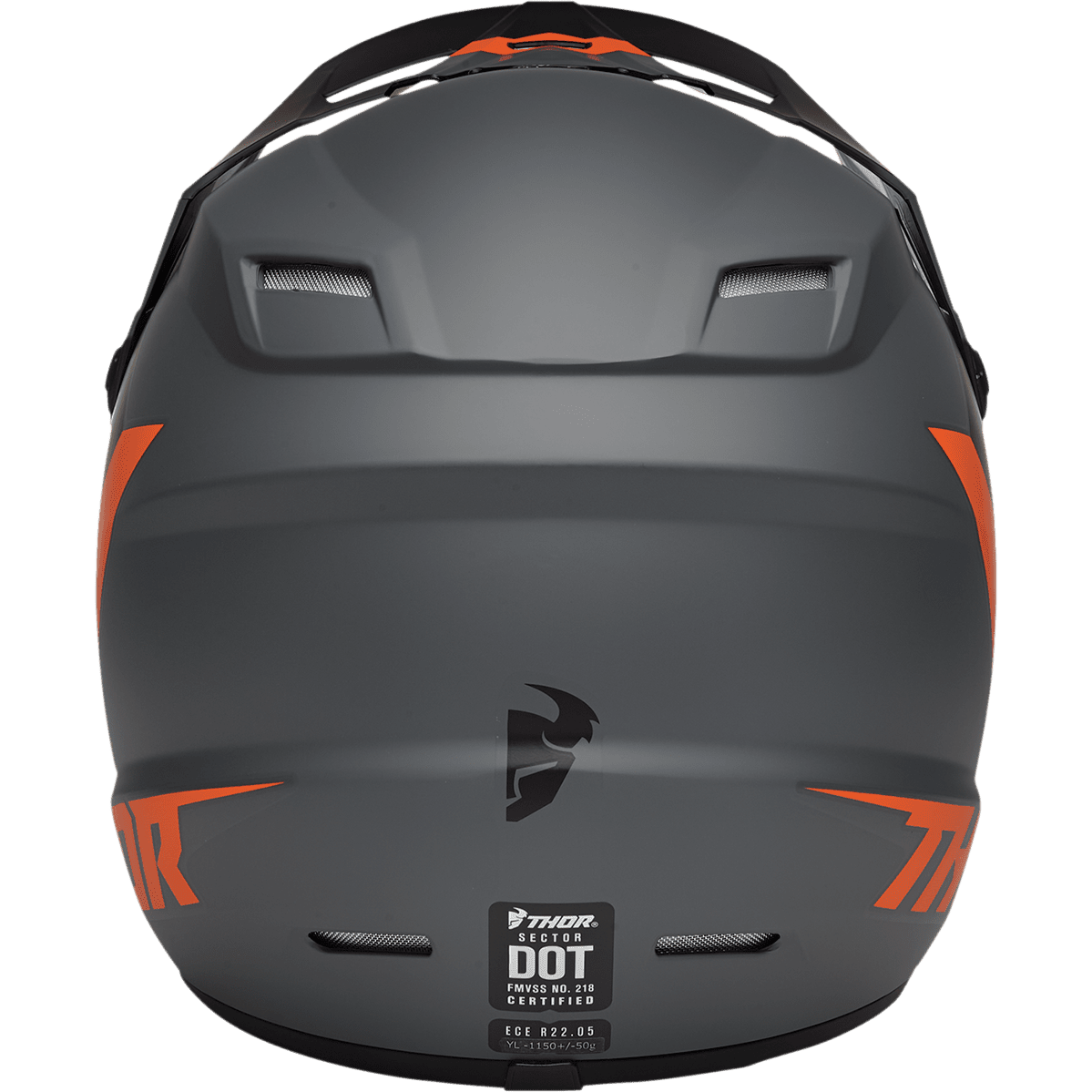 THOR Youth Sector Helmet Chev Charcoal/Orange Medium