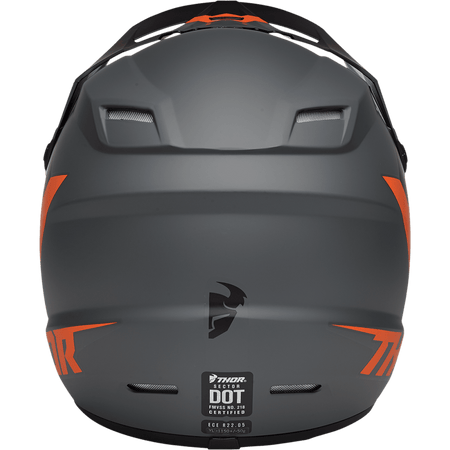 THOR Youth Sector Helmet Chev Charcoal/Orange Medium