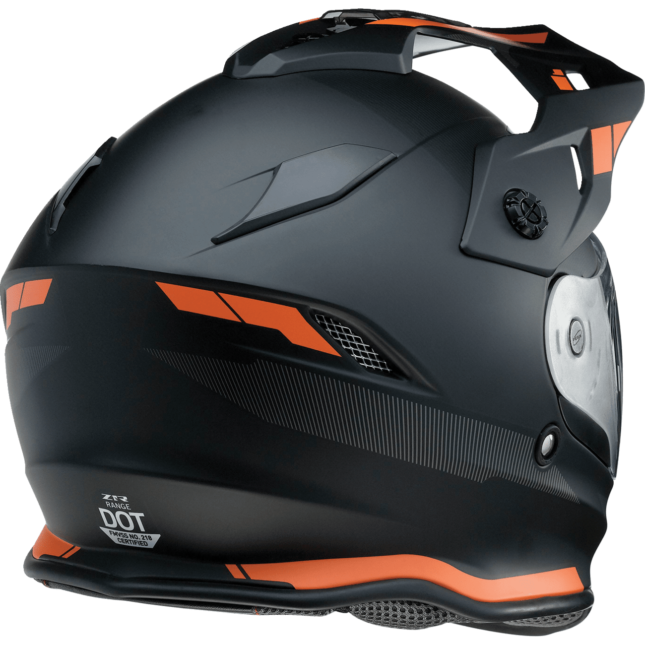 Z1R Range Helmet Uptake Black/Orange Small