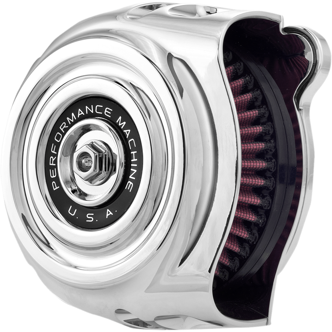 PERFORMANCE MACHINE PM Vintage Air Cleaner Chrome 02062142CH