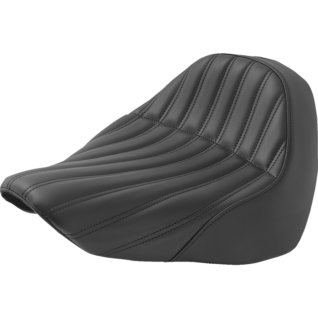 SADDLEMEN Knuckle Solo Seat Ribbed Black FL/FX '18-'23 818270023