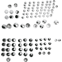 DRAG SPECIALTIES Bolt Covers Chrome