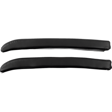 SHOW CHROME Kaliber Armrest Pads Black w/ Black Stitching Slingshot '15-'22 H441BK