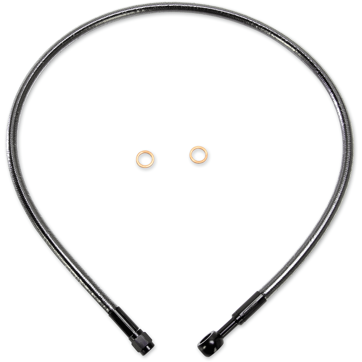 MAGNUM SHIELDING Brake Line 10 mm-Straight 30" Black Pearl AS47630