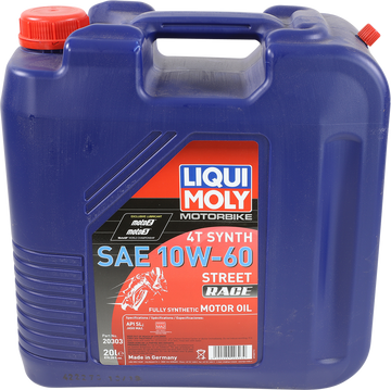 LIQUI MOLY Street Race Synthetic 4T Oil 10W-60 20L 20303