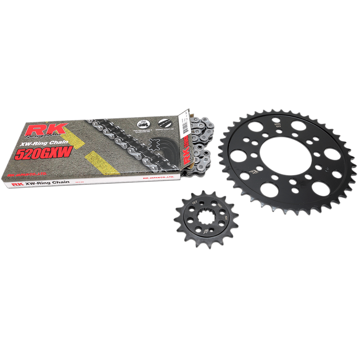 RK Chain Kit Natural Kawasaki ZX-10R '08-'10 2108089P