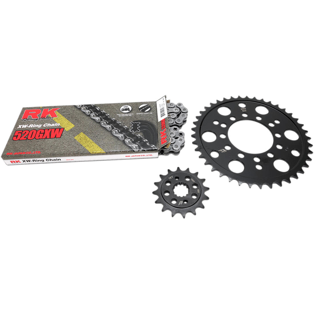 RK Chain Kit Natural Kawasaki ZX-10R '08-'10 2108089P