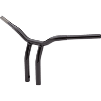 LA CHOPPERS Handlebar Kage Fighter One Piece Bent 12" Black LA733812B