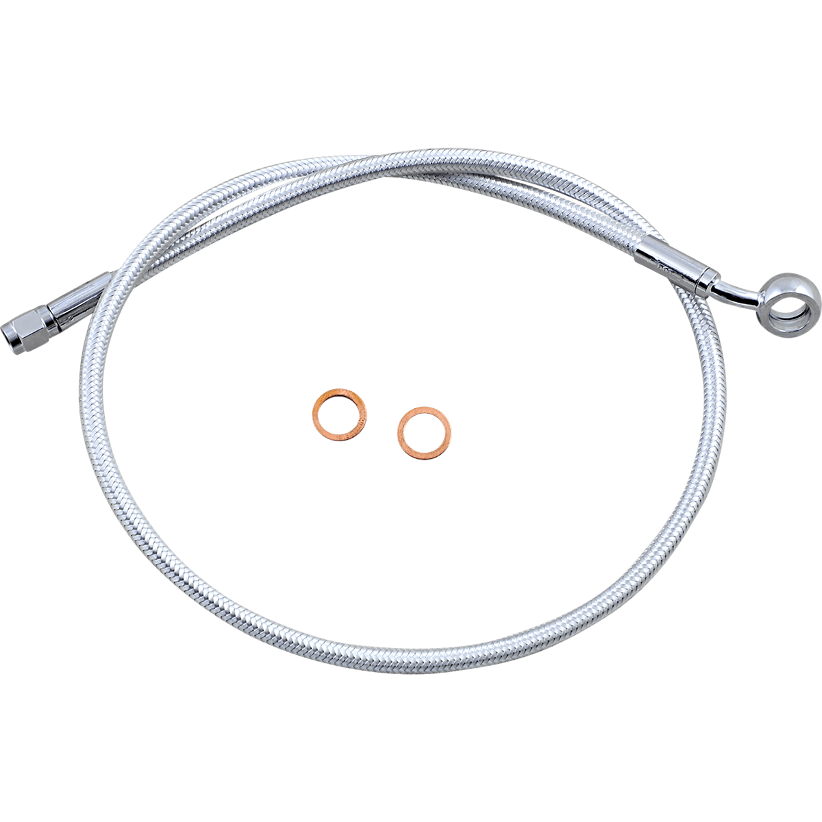 MAGNUM SHIELDING Brake Line -12mm-35° 32" Sterling Chromite II AS378132