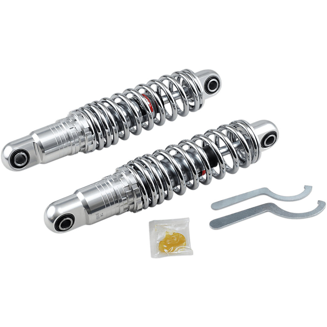 DRAG SPECIALTIES SHOCKS Premium Ride-Height Adjustable Shocks Chrome Heavy Duty 12"