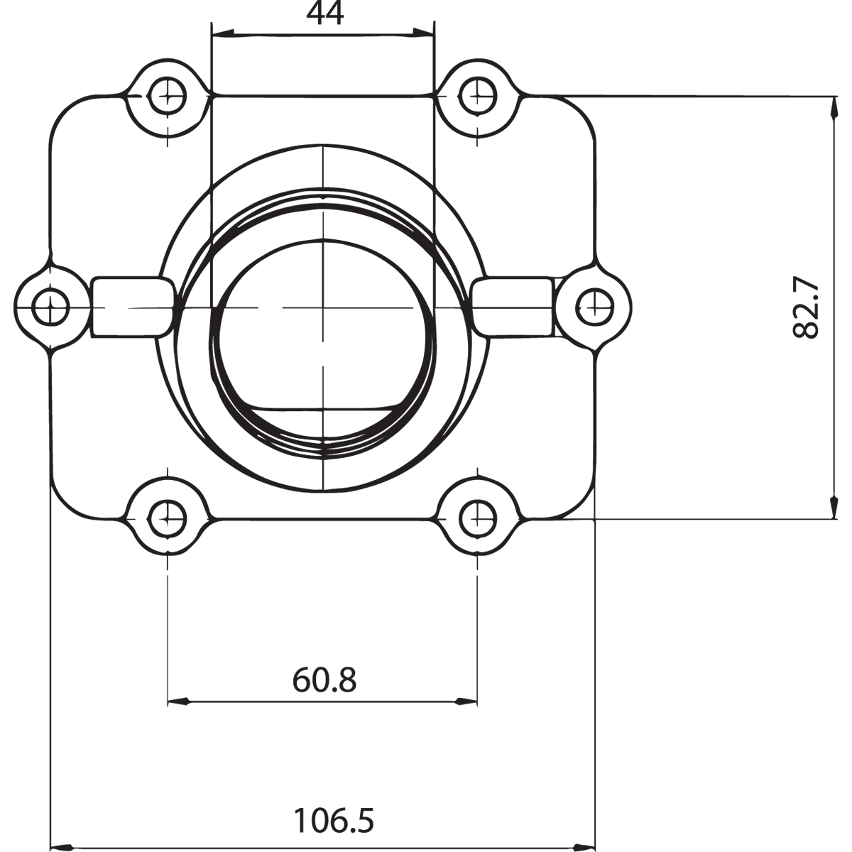 KIMPEX Carburetor Mounting Flange Polaris