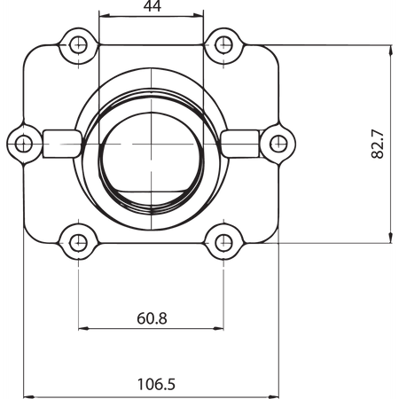 KIMPEX Carburetor Mounting Flange Polaris