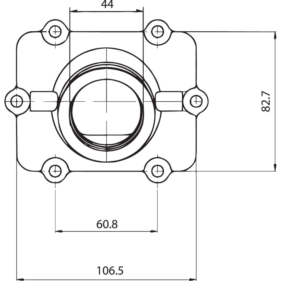 KIMPEX Carburetor Mounting Flange Polaris