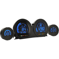 KOSO NORTH AMERICA HD-03 Four-Piece LCD Gauge Kit Dual Color BA064900