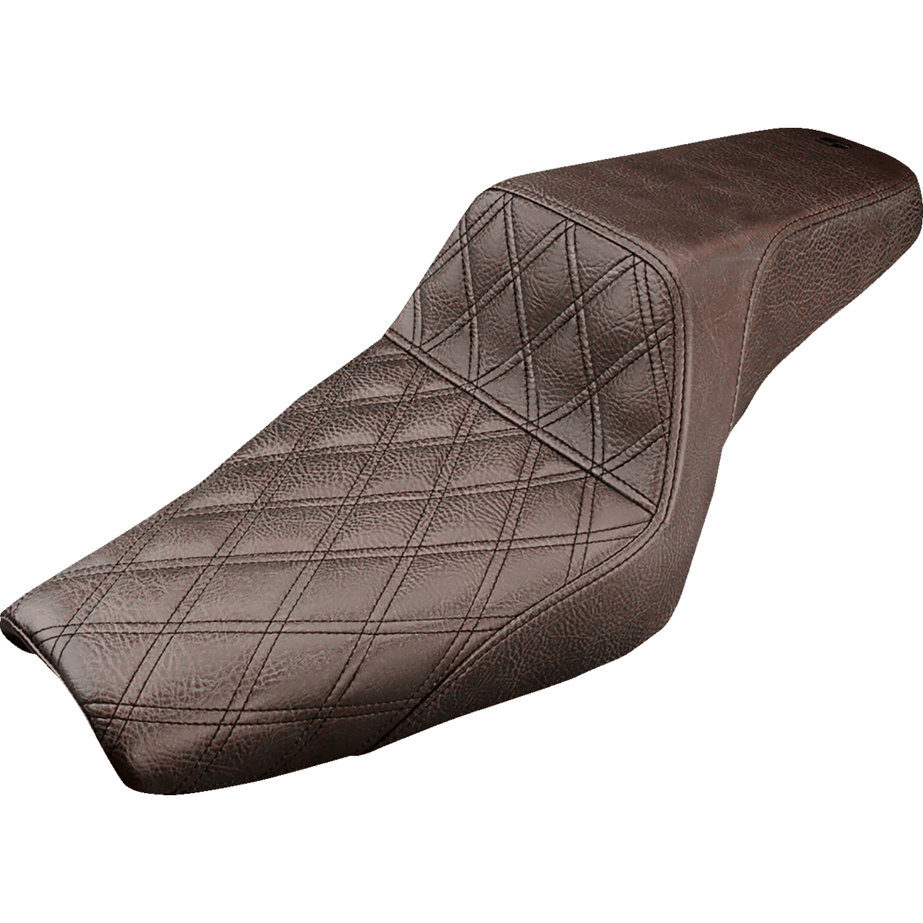 SADDLEMEN Step-Up Seat Front Lattice Stitch Brown XL 80703172BR