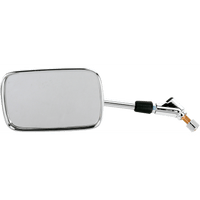 EMGO Mirror Side View Rectangle Chrome Left